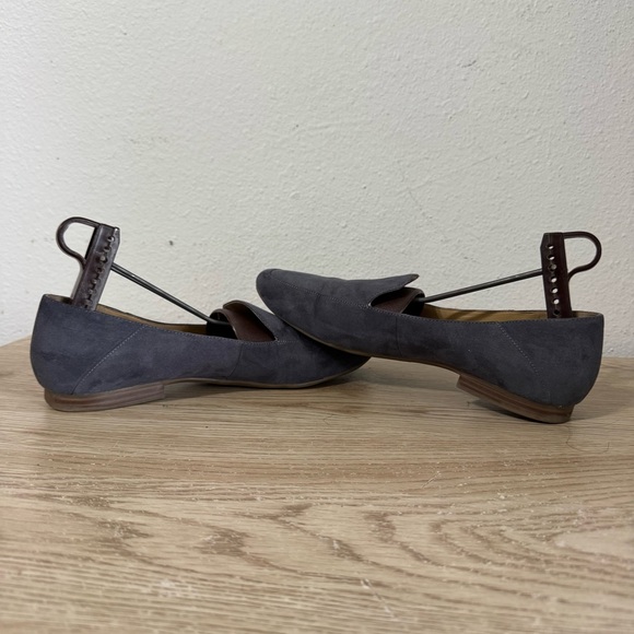 Naturalizer Blue Kate‎ Fabric Suede Look Loafers Womens Size 10 M Slip On Comfy - Picture 8 of 14